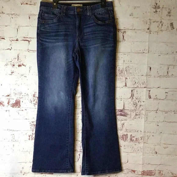 ♀️Democracy Absolution Denim Boot CutJeans Women’s 12 Stretch #502 - Picture 6 of 9